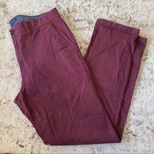 Men’s Tommy Hilfiger Maroon pants